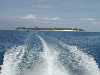 A view leaving Heron Island from the catamaran ferry back to Gladstone. This is obviously NOT a large island!