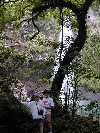 The erstwhile adventurers at the same waterfall on Taveuni, taken by Marge, Maravu's activities director and resident 'granola'.