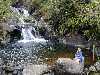 This was another waterfall at the Water Gardens in Thames, southwest of Tairua, on the Coromandel Peninsula.